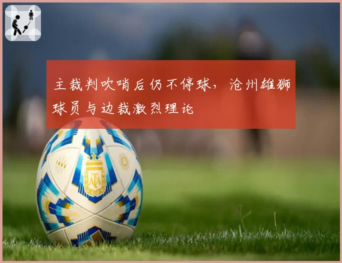 主裁判吹哨后仍不停球，沧州雄狮球员与边裁激烈理论